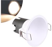 Faretto da Incasso a Scomparsa LED COB 5W Design Tondo Moderno IP20 Da Interni