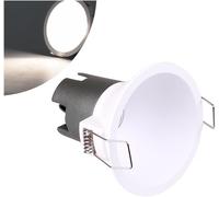 Faretto da Incasso a Scomparsa LED COB 5W Design Tondo Moderno IP20 Da Interni