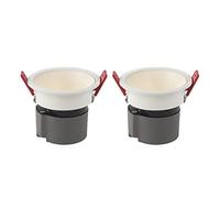 Faretto da Incasso a soffitto a LED, 2 Pezzi, faretto direzionale, faretto da Incasso Rotondo Mini per Soggiorno, luci per Quadri da Galleria e Mini faretti da Incasso