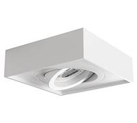 Faretto da incasso a soffitto bianco quadrato per LED/alogeno