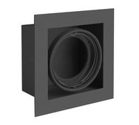 GTV Pireo lampada da incasso 1x50 W nero OP-PIREO1-20