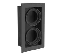GTV Pireo lampada da incasso 2x50 W nero OP-PIREO2-20