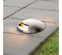 Faretto da incasso a terra Lucande Helene, Ø 9 cm, alluminio, IP67 LUCANDE