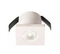 Faretto da incasso G.e.a. luce GFA903N-led 3W 4000K-bianco opaco