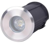 Faretto da Incasso Ip68 Luci per Laghetti Faretti da Pavimento Subacquei con Fascio di 30° per Scale Subacquee Terrazza Esterna, Blu-Ray, 52mm(1w)-12V