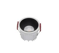 Faretto Da Incasso Moderno Alfa Led Alluminio Bianco Led Diffusore Pvc 15W