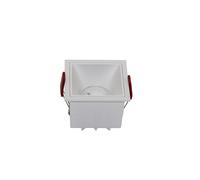 Faretto Da Incasso Moderno Alfa Led Alluminio Bianco Led Luce Calda 15W Dimm.