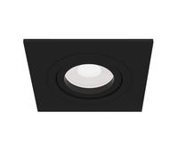 Maytoni Faretto da incasso in stile moderno con struttura in alluminio Atom Nero