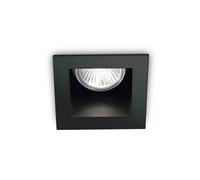 Faretto Da Incasso Moderno Funky Metallo Nero 1 Luce Gu10