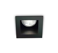 Faretto Da Incasso Moderno Funky Metallo Nero 1 Luce Gu10