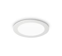 Faretto Da Incasso Moderno Groove Alluminio Bianco Led 10W 3000K D11,8Cm