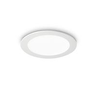 Faretto Da Incasso Moderno Groove Alluminio Bianco Led 30W 4000K D22,7Cm