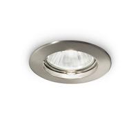 Faretto Da Incasso Moderno Jazz Metallo Nickel 1 Luce Gu10 Confezione da 3