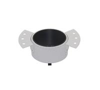 Faretto Da Incasso Moderno Share Alluminio Nero 1 Luce Diffusore Oro 20W [EEK: A++]