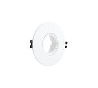 Faretto da Incasso Orientabile Foro Ø75-80mm Bianco