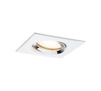 Faretto da incasso Paulmann Nova Plus IP65 orientabile 35 W, Bianco opaco-Cromato