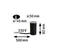 Faretto da incasso per pavimento a LED Paulmann Goldlicht con rosetta da 5 cm Paulmann