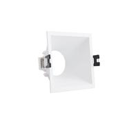 Faretto da Incasso Quadrato Bianco Foro 85x85mm per GU10