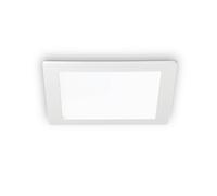 Faretto Da Incasso Quadrato Moderno Groove Alluminio Bianco Led 10W 3000K [EEK: A++]