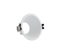 Faretto da Incasso Rotondo Fisso Bianco Foro Ø85mm in Policarbonato per GU10
