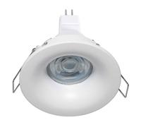 Faretto da incasso soffitto per box doccia, bagno turco, sauna, centro benessere, bassa tensione 12v, IP65 a tenuta stagna, luce calda 3000K, forma tondo, Lampada led GU5.3 8W 38°, resa 50w 650 lumen