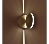 Faretto da parete a LED semicerchio con cornice per porte e finestre (luce calda