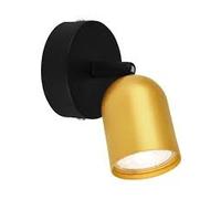 BRILONER - Lampada da lettura, Lampada da parete per interni, Lampada, Lampada da parete per interni, Girevole, Lampada da soggiorno, Nero-oro
