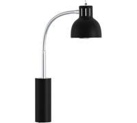 Faretto da parete lampada da parete a LED flessibile nero applique da parete camera da letto lampada da letto, metallo, 5W 270lm bianco caldo, H 33 cm