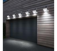 Faretto da Parete Lampada per Esterni Solare Mobile Movimento Di Giardino LED 6x
