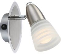 Faretto da parete orientabile LED lampada da parete per camera da letto lampada da parete per lettura, 5W 470lm bianco caldo, LxH 9 x 14,5 cm
