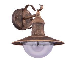 Faretto da parete per esterni Apparecchio da giardino Cortile Illuminazione da percorso ACCIAIO INOSSIDABILE Retro Vintage Light