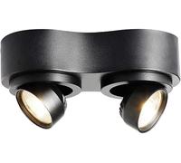 Faretto da soffitto a LED a doppia luce da 7 W, faretto orientabile a 360°, apparecchio di illuminazione COB, antiriflesso - Lampade,lampada un aspetto elegante