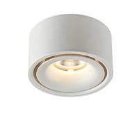 Faretto da soffitto a LED COB Downlight Rotondo Antiriflesso Lampada Apparecchio di illuminazione in alluminio bianco montata Illuminazione d'accento Corridoio Camera letto Cucina,Plafoniera
