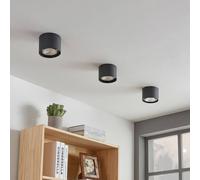 Faretto da soffitto Arcchio Mabel, Ø 12 cm, grigio, metallo, GU10 Arcchio
