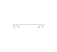 Faretto da Soffitto Bianco Alluminio Ufficio 90,5 CM GU10 Plafoniera Regolabile