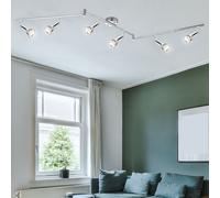 Faretto da Soffitto Binario Spot Plafoniera Cromo LED Soggiorno Mobile 145 CM [EEK: G]