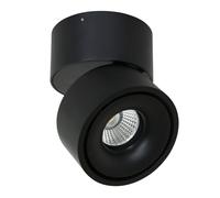 Faretto Da Soffitto In Metallo Nero Ø78 Cm Rotondo 2700 K Mirato [EEK: F]