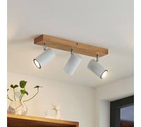 Faretto da soffitto Lindby Maniva, 44 cm, a 3 luci, bianco, GU10 LINDBY
