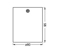 Faretto da soffitto OSRAM ROUND, nero, Ø 8 cm, metallo, GU10 Osram