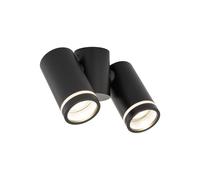 Faretto Da Soffitto Piccolo In Metallo L: 17 Cm H: 13,5 Cm Nero 2x GU10