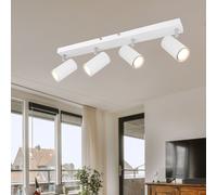 Faretto da Soffitto Plafoniera Lampada Spot Bianco LED Salotto Regolabile L 56cm [EEK: G]