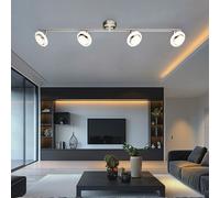 Faretto da Soffitto Plafoniera Lampada Spot Cromo LED Lampada Letto Mobile 80 CM