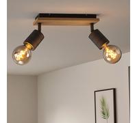 Faretto da Soffitto Plafoniera Lampada Wood Regolabile Luci Soggiorno Spot [EEK: Non valutato]