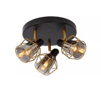 Faretto da Soffitto Vetro Grigio Fumo Bronzo B :3 6 CM E14 Ufficio Luce Spot