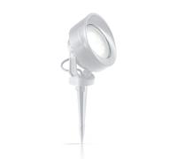 Faretto Da Terra Con Picchetto Litio Materie Plastiche Bianco 1 Luce Gx53 [EEK: A++]