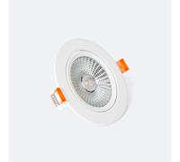Faretto Downlight LED 15W COB Superslim Orientabile Circolare Bianco Foro
