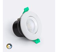 Faretto Downlight LED 5-8W Orientabile Circolare Regolabile Ignifugo IP65 Foro