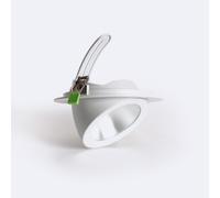 LEDKIA LIGHTING Faretto Downlight LED 60W Orientabile Circolare 120 lm/W Foro Ø 200mm Chip No Flicker 3000K Bianco Caldo
