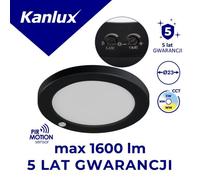 Faretto downlight led con sensore PIR 17W CCT-B max ERGA 24605