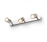 Faretto DUBLIN III plafoniera/applique cromo 230V GU10 3x9W IP44